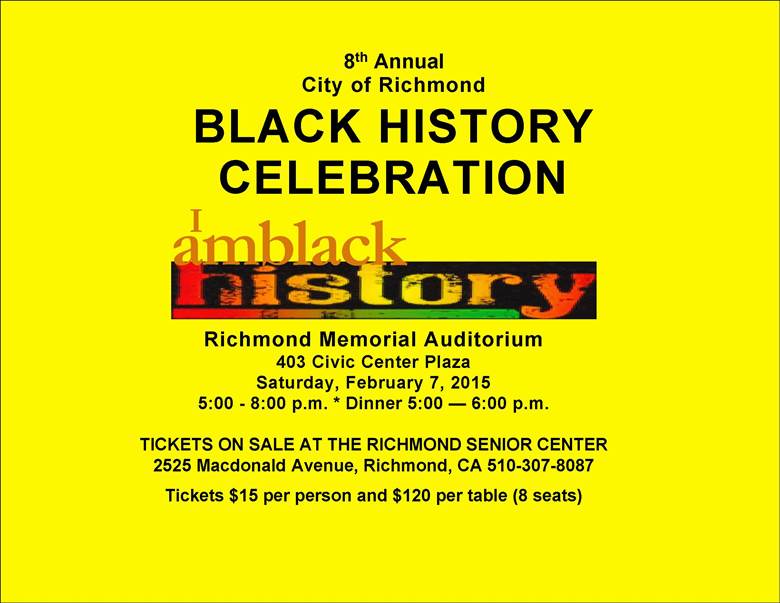 Black History Program flyer